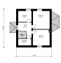 Дом с мансардой и эркером Rg3812 План4